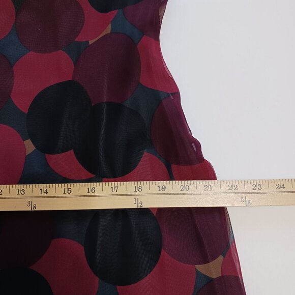 Y2K Midi Slip Dress Positive Attitude Polka Dot Vintage - Picture 12 of 12